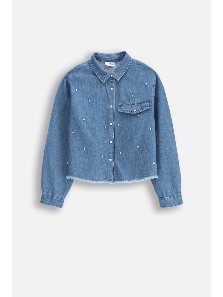 Coccodrillo Langarmhemd in blau günstig kaufen