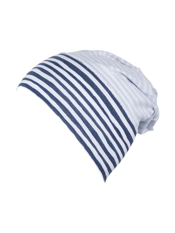 Sterntaler Beanie Streifen in mittelblau günstig kaufen