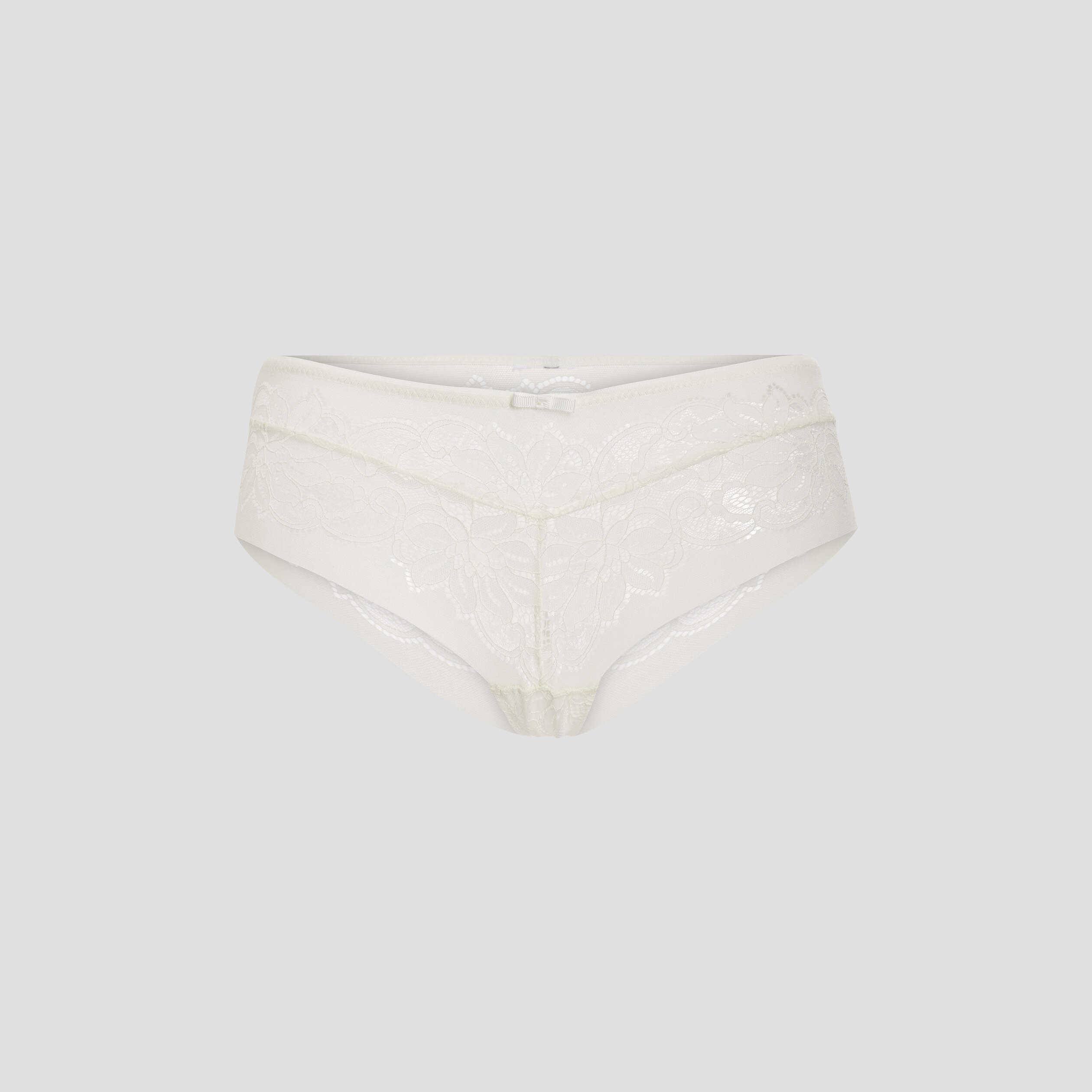 Shorty en dentelle ivoire femme | La Halle