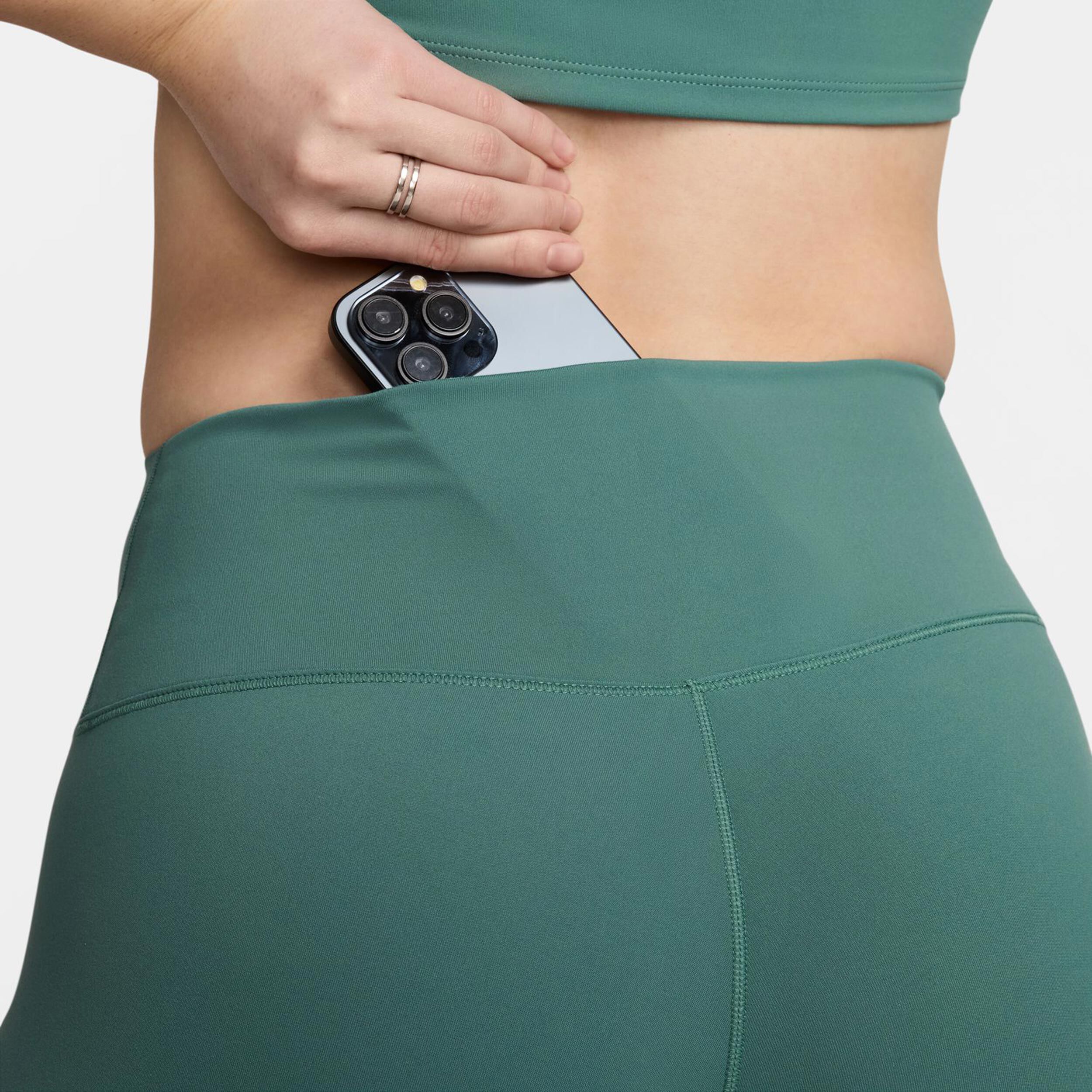 Dri-Fit One High-Waisted Tight Damen - Dunkelgrün