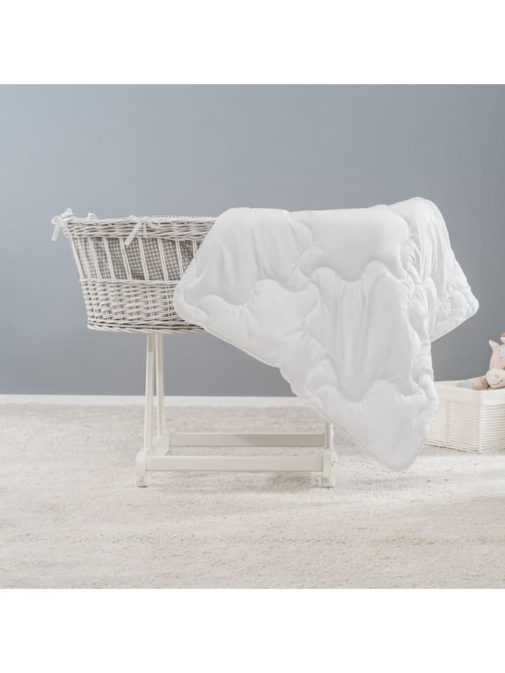 LaLoona Steppbett-Set Premium Complete 80 x 80   35 x 40 cm in weiss günstig kaufen onesize