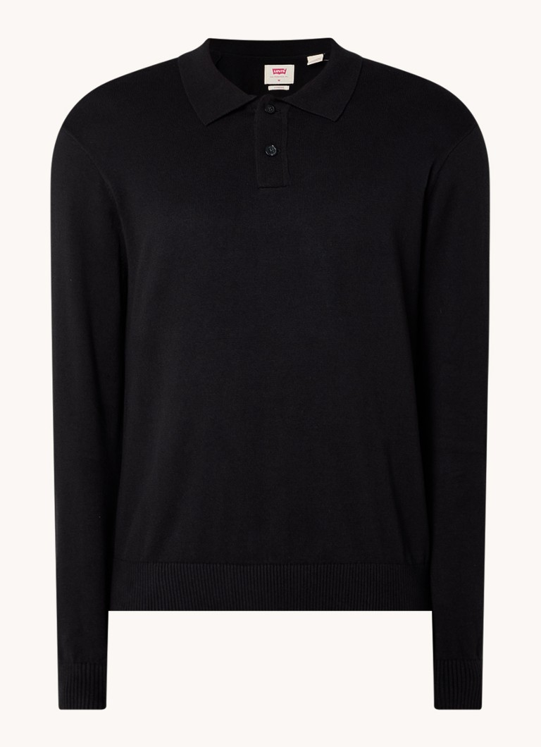 Camisa polo Levi's de manga comprida com modelagem regular
