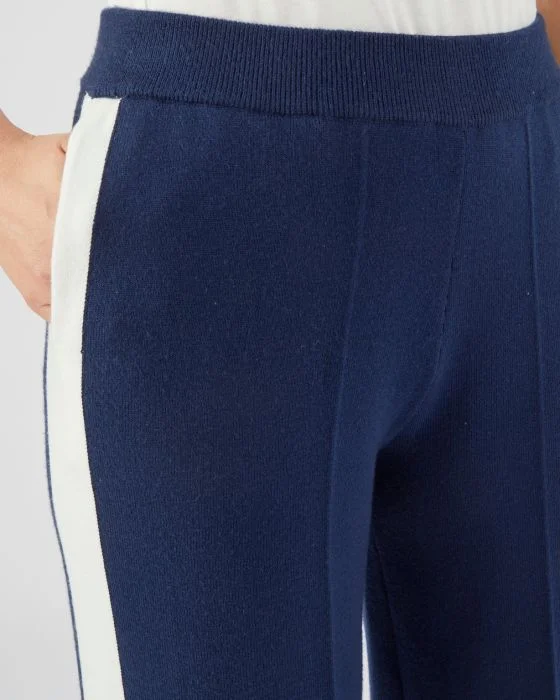Pantalon large chaud bandes contrastantes Thermolactyl
