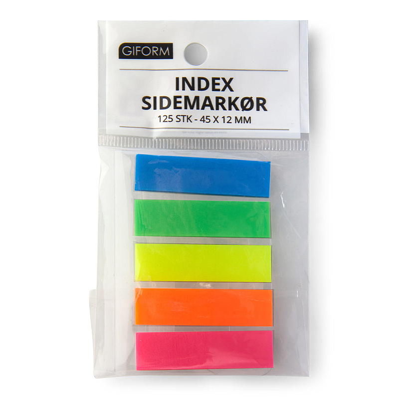 Giform Index sidemarkør 45x12 mm