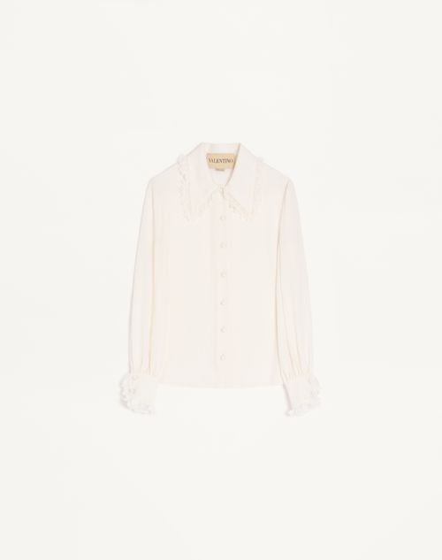Crepe De Chine-skjorte