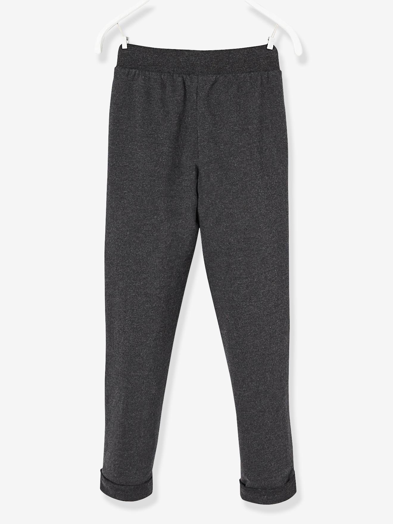 Vertbaudet Sweat-Hose für Jungen BASIC Oeko-Tex - schwarz meliert
