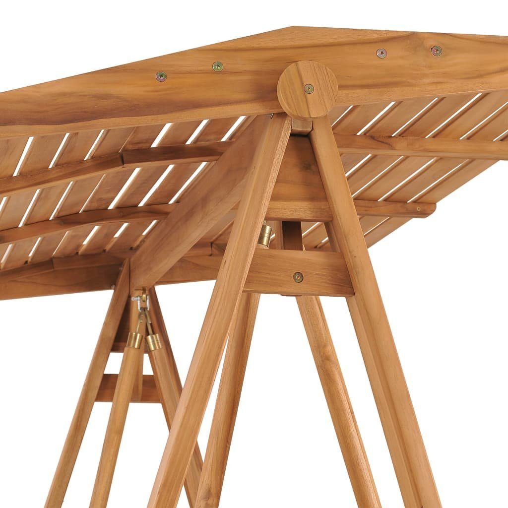 vidaXL Hollywoodschaukel Hollywoodschaukel 170 cm Massivholz Teak, 1 tlg.