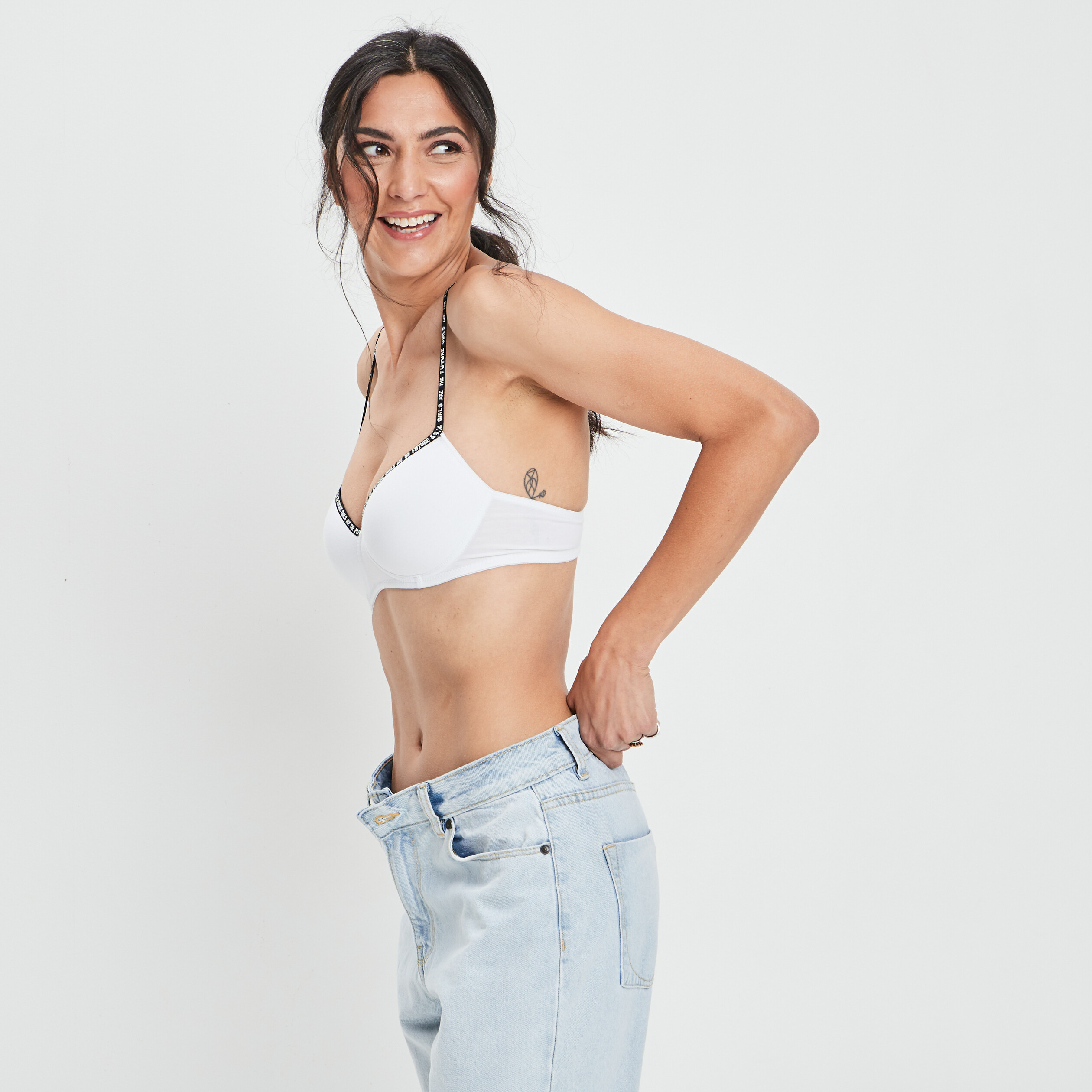 Soutien-gorge balconnet à coque blanc femme | La Halle