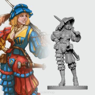 Greta the Landsknecht (28 mm)