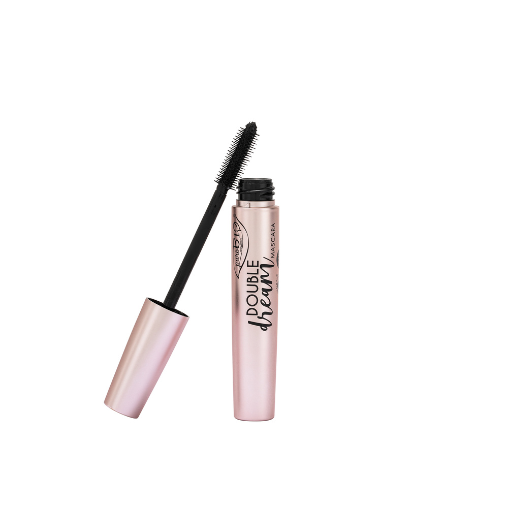 Purobio MASCARA DOUBLE DREAM Mascara nourrissant, allongeant et recoubant
