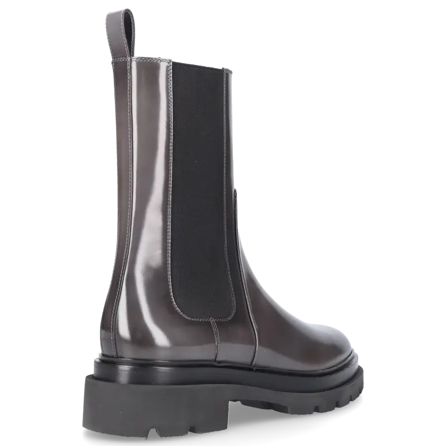 Santoni - Chelsea Boots 59524 Kalbsleder - grau
