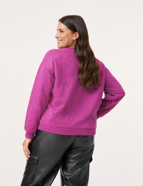 Sweatshirt mit Kordelapplikation