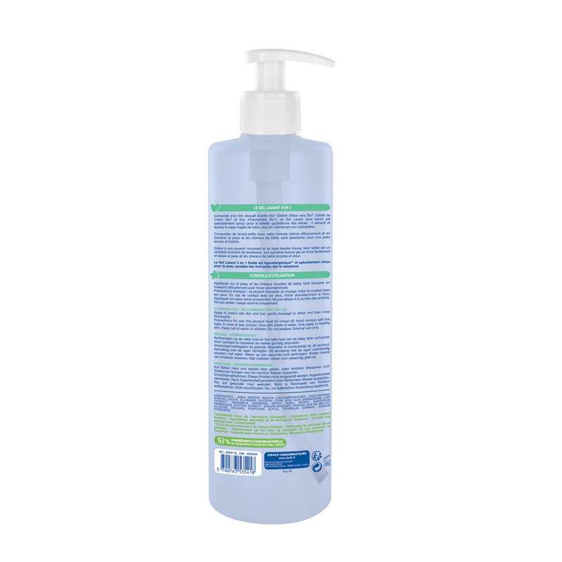 Gel lavant 3 en 1 500 ml Dodie