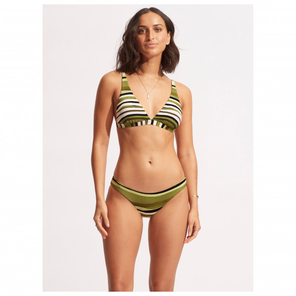 Seafolly - Women's Sun Stripe Longline Tri - Bikini-Top