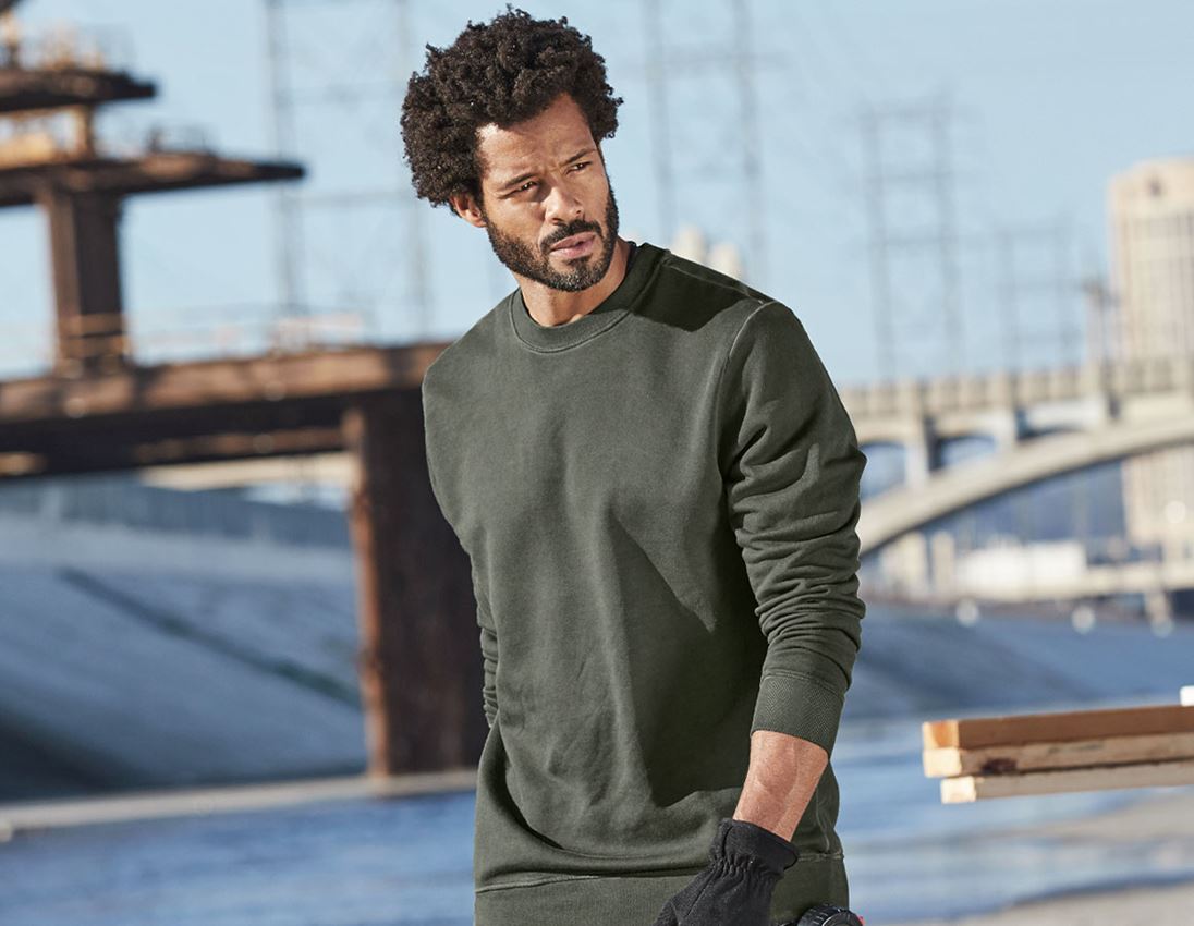 e.s. Sweatshirt vintage poly cotton