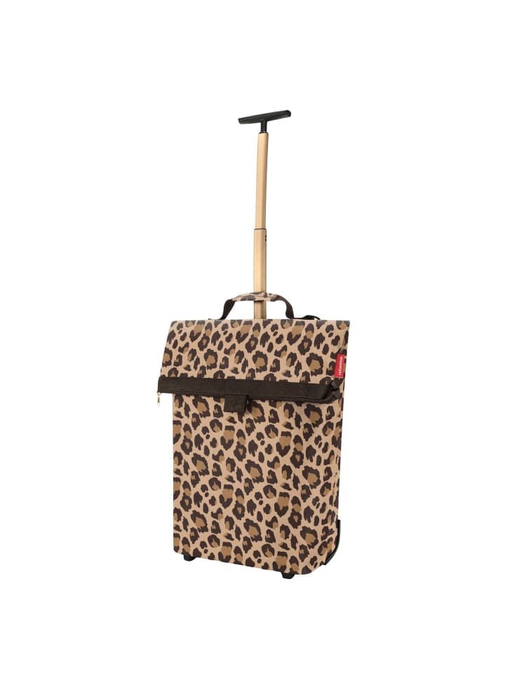 Reisenthel trolley M - Einkaufstrolley 53 cm (glossy dots black) in frame leo macchiato günstig kaufen onesize
