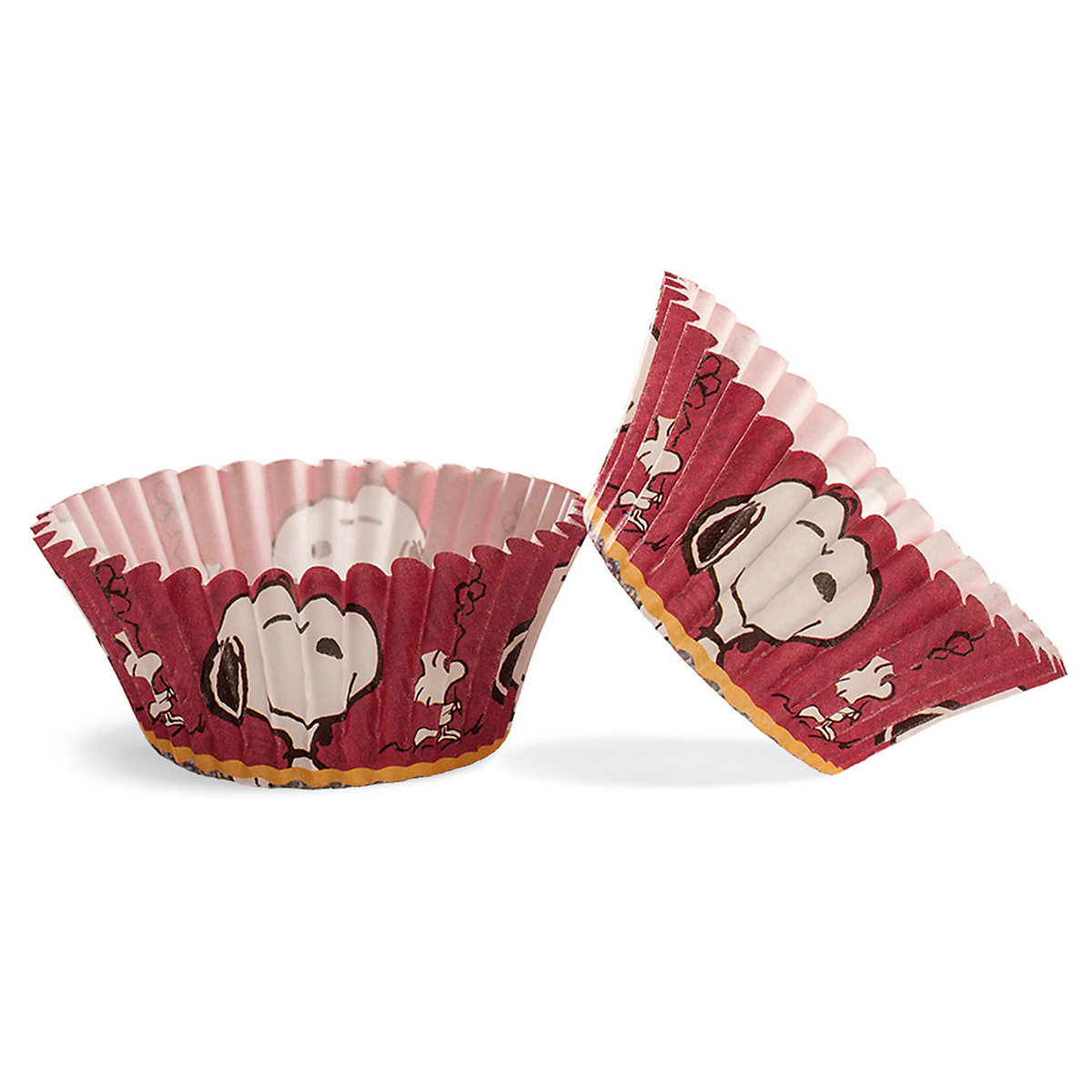 Muffinförmchen Snoopy Peanuts, dunkelrot, 50 Stk., 5 x 3cm Höhe