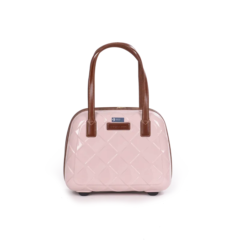 Stratic Leather&More - Hartschalen-Koffer Beautycase (bis 28cm) - rose