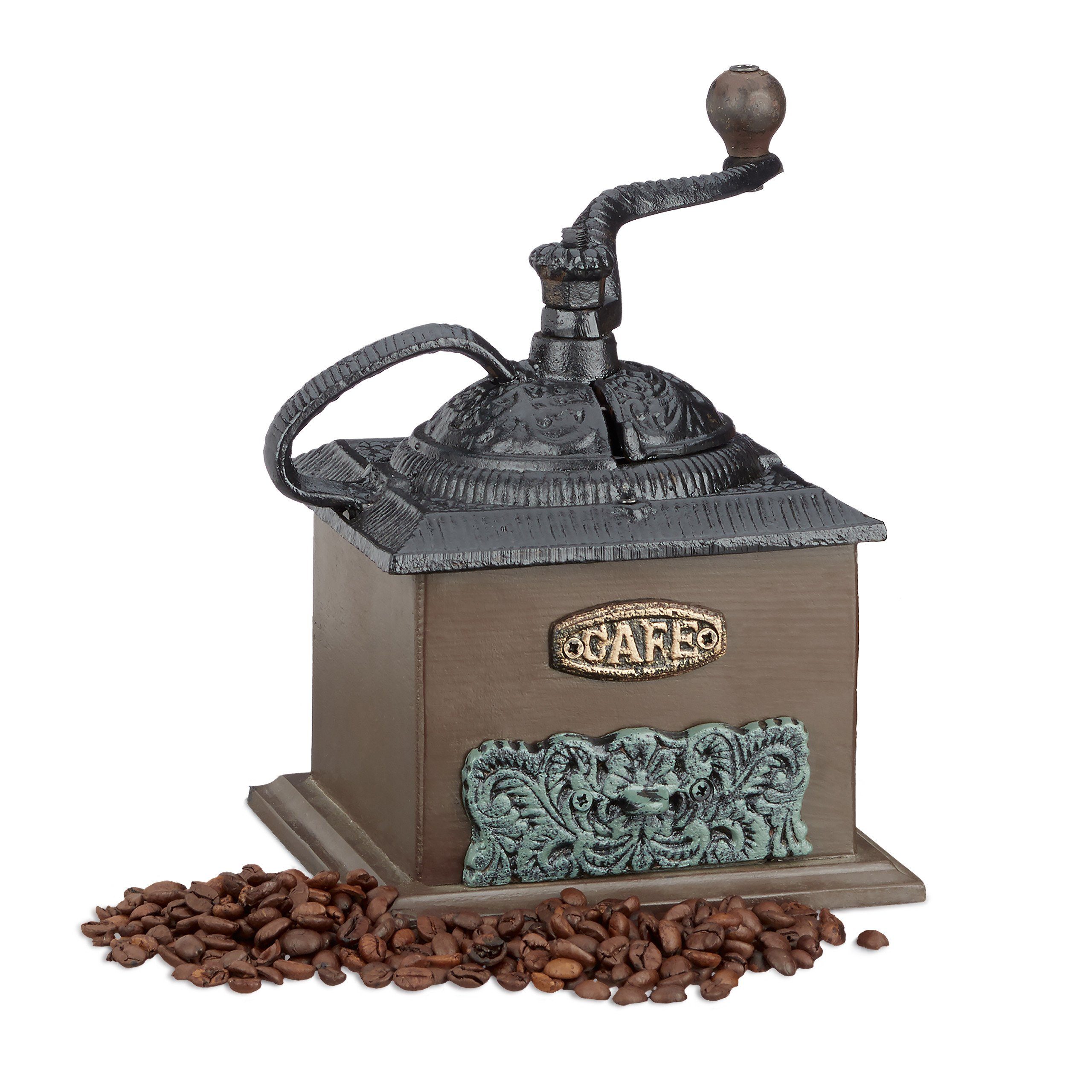 relaxdays Kaffeemühle Kaffeemühle Deko Vintage