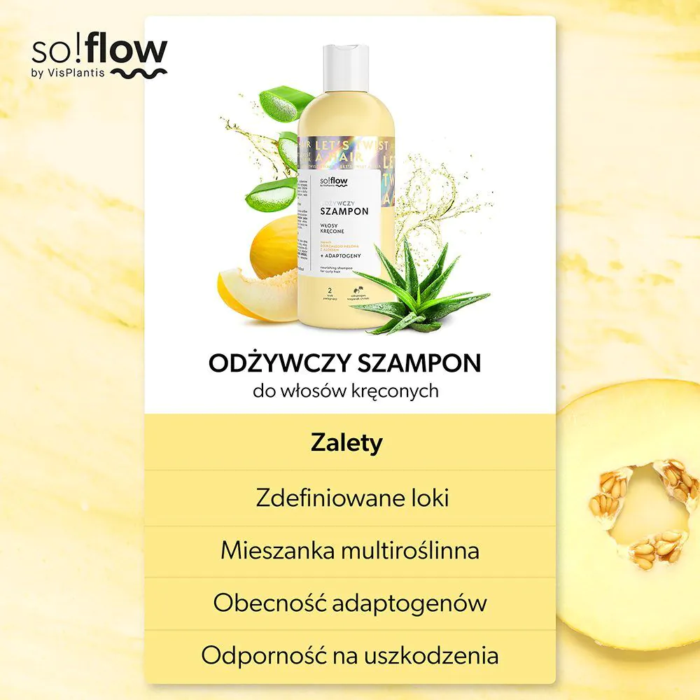 So!Flow Θρεπτικό Σαμπουάν για Σγουρά Μαλλιά