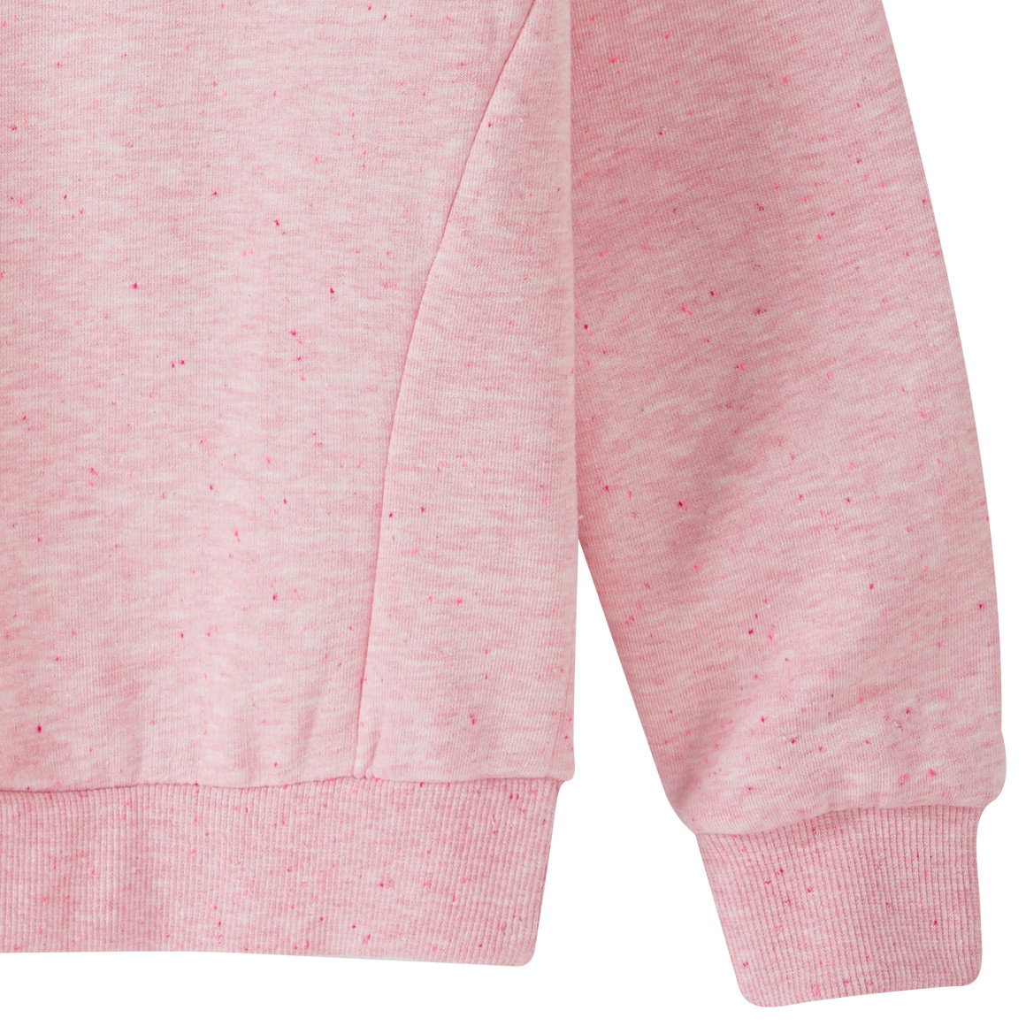 Mädchen Hoodie mit Glitzer-Schriftzug