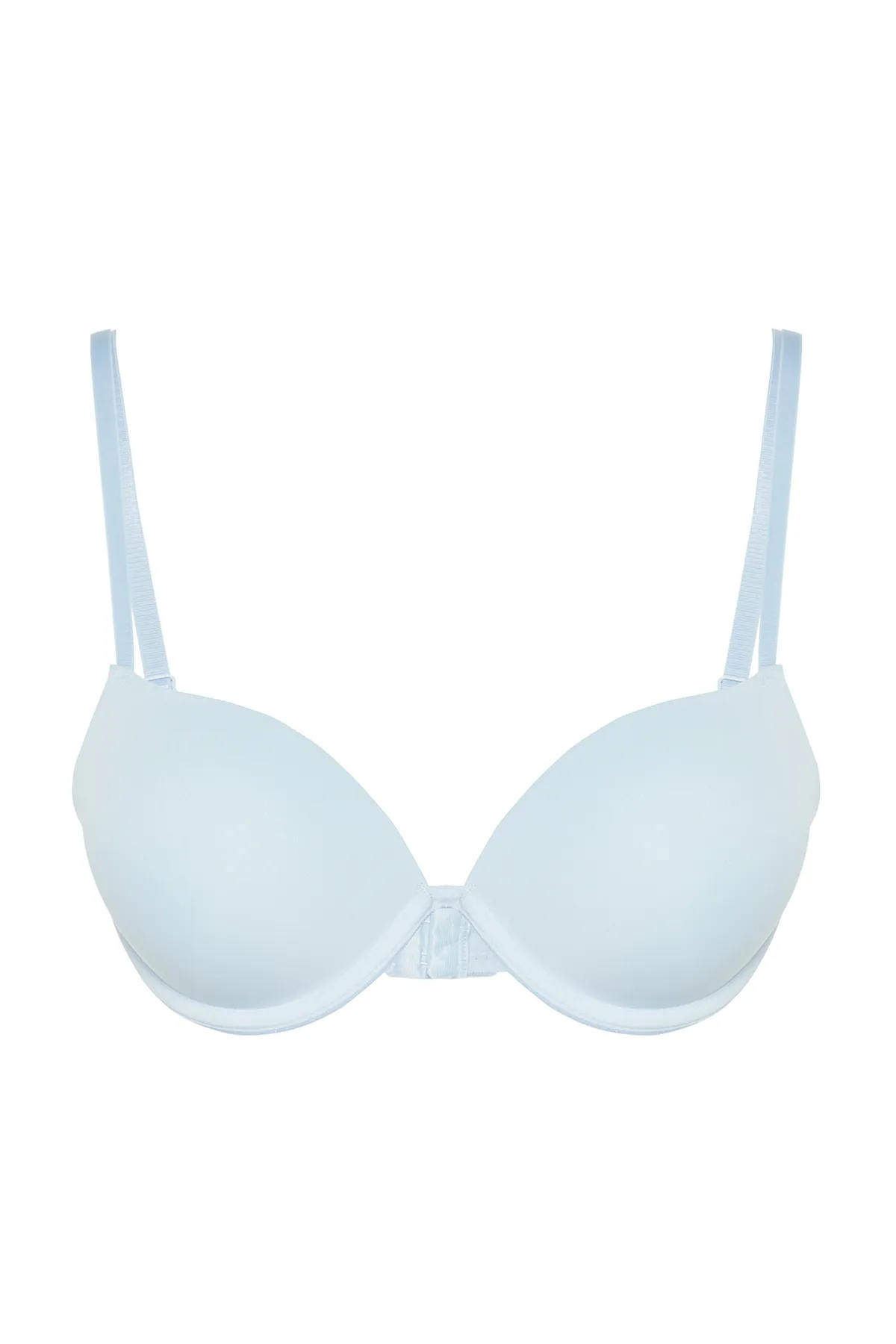 Trendyol Collection  Extra Push-Up T-Shirt-BH Strick-BH mit blauem Seilträger THMAW22SU0004