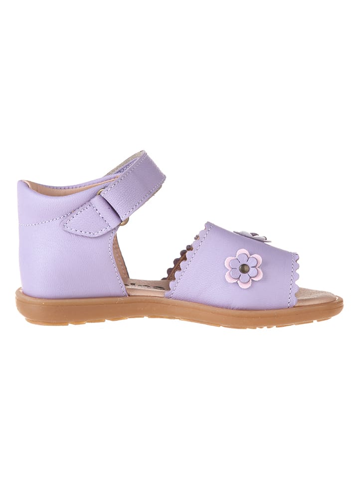 kmins Leder-Sandalen in Lila günstig kaufen
