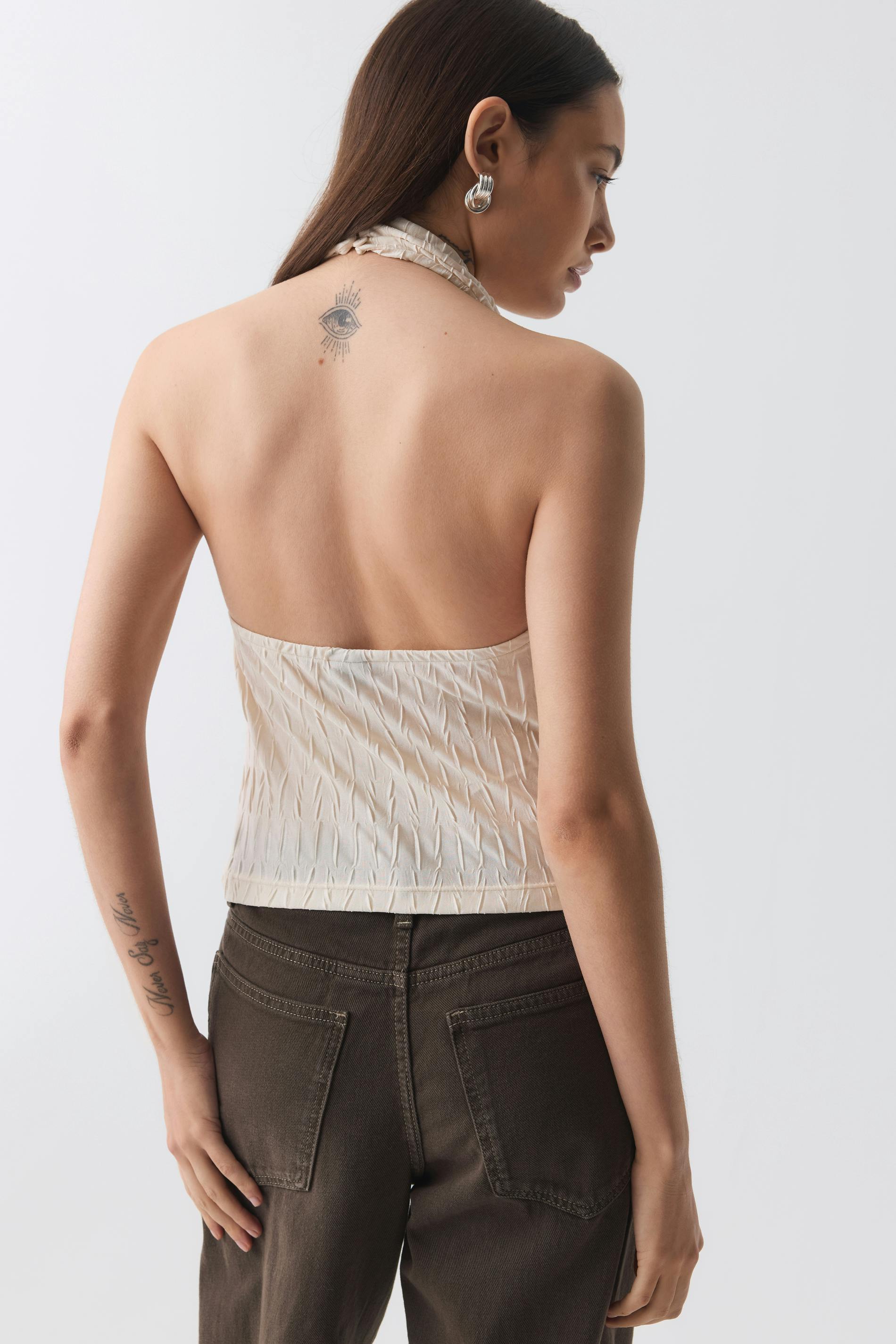 Cowl neck top