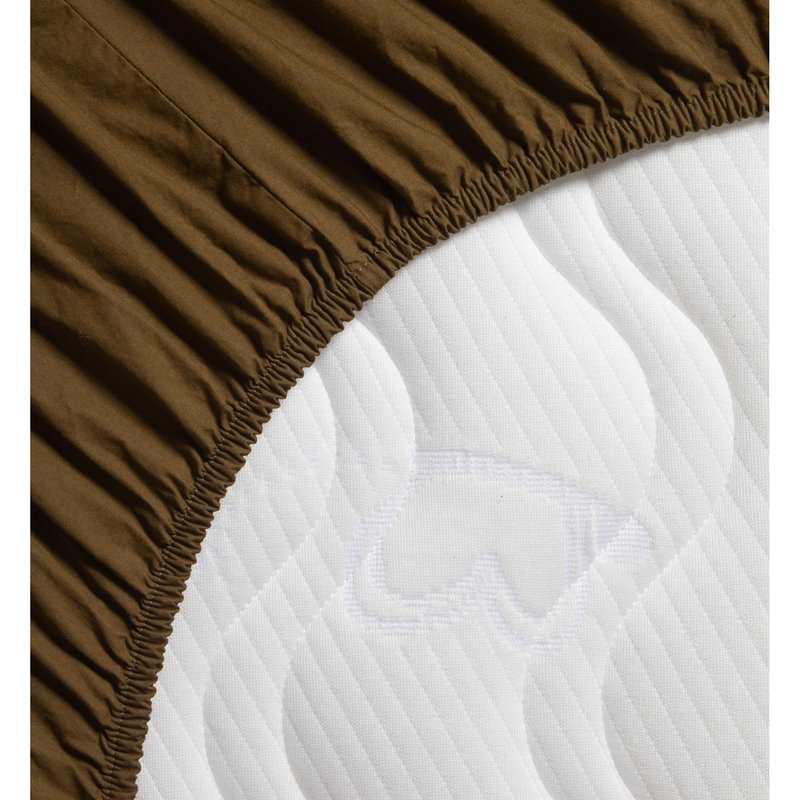 Drap-housse en Percale de Coton Bio lavé 1 personne