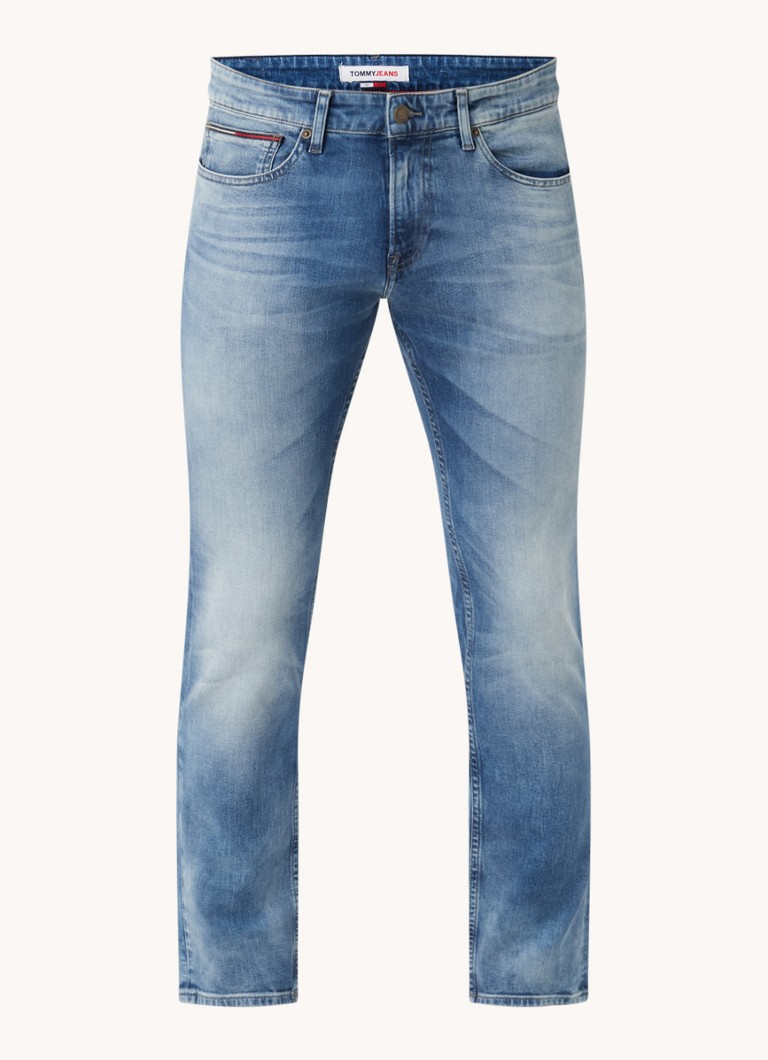 Jeansy Tommy Hilfiger Scanton slim fit, średnie wyblaknięcie