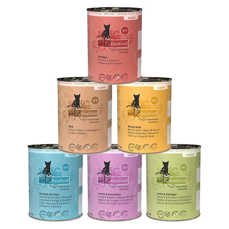 Sparpaket catz finefood 12 x 400 g zu TOP-Preisen
