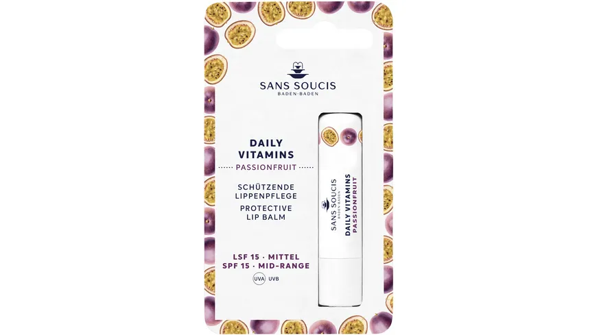 SANS SOUCIS Schützende Lippenpflege Daily Vitamins Passionsfrucht 5 ml