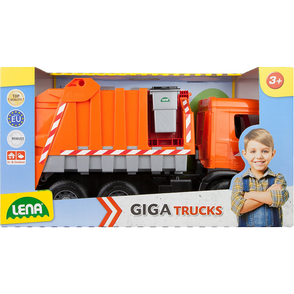 GIGA TRUCKS Müllwagen Arocs mit Aufklebern