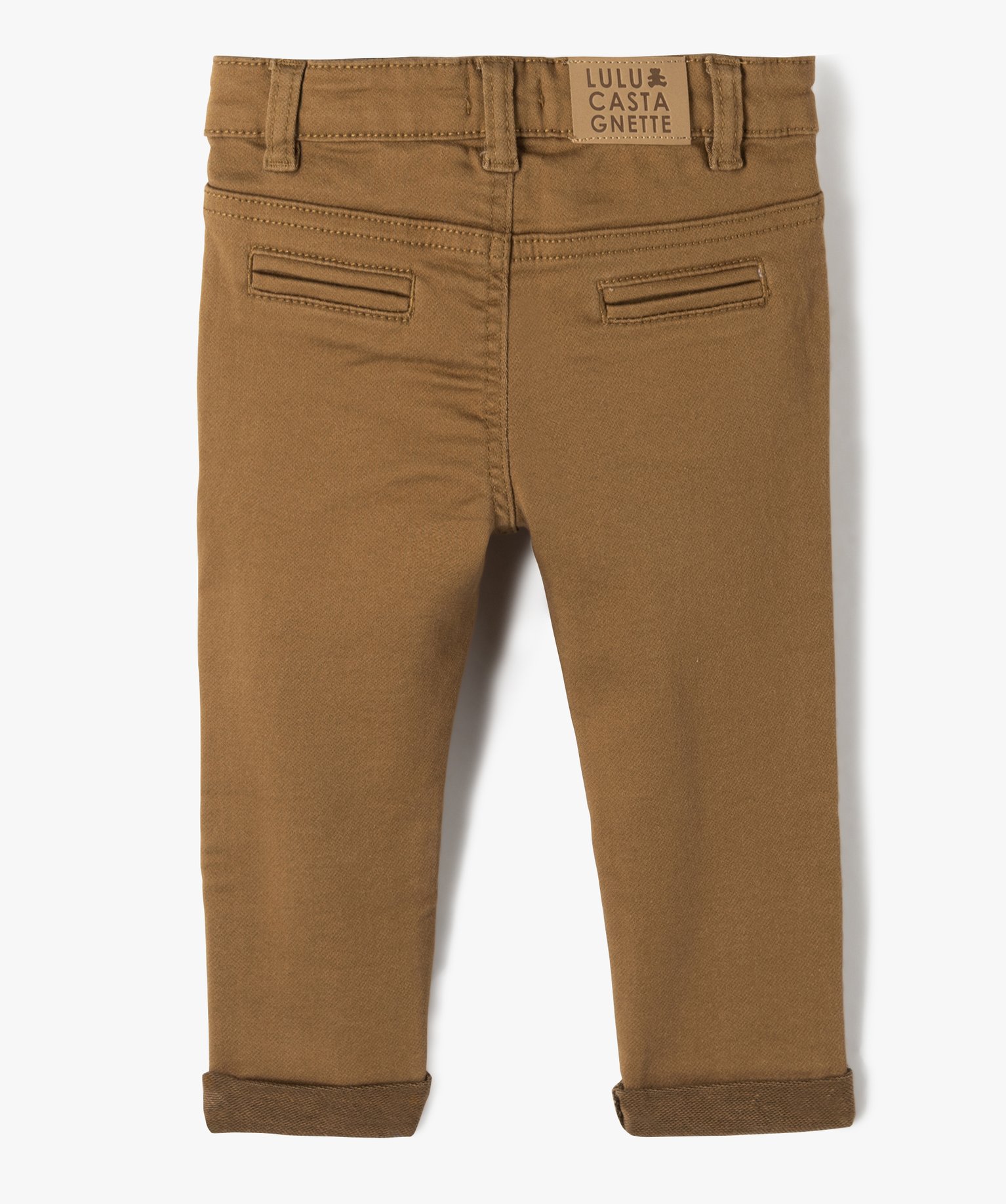Pantalon bébé Garçon avec braguette fantaisie - LuluCasta... marron | GEMO