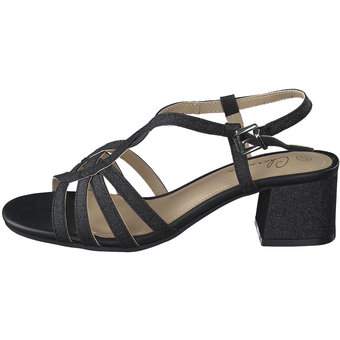 Charmosa Sandale in schwarz