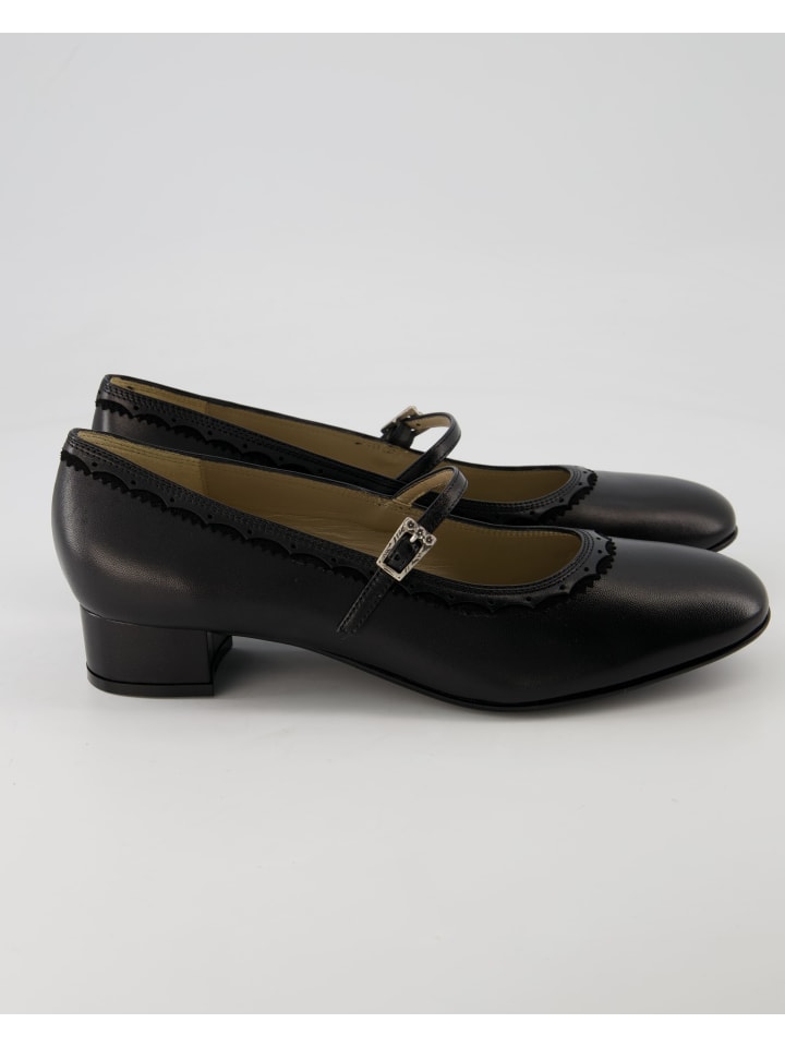 dirndl bua Trachtenschuhe in Schwarz günstig kaufen