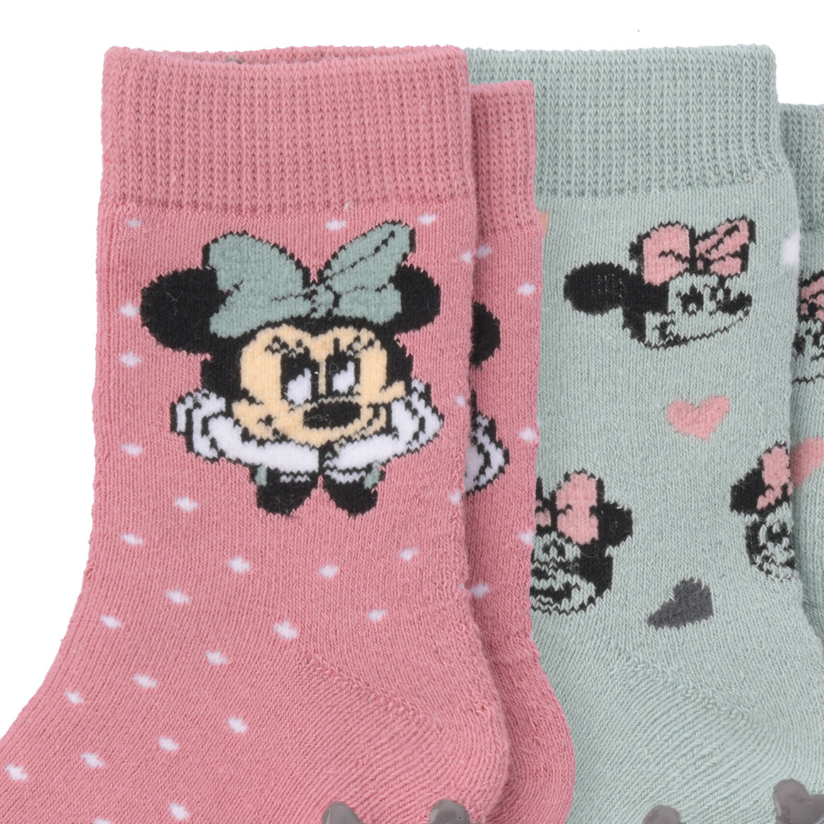 2 Paar Minnie Maus Stoppersocken