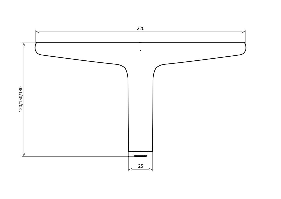Prima-Online Möbelfuß Eisen Möbelfüße DIY Metall möbelbeine für Schrank Sofa Couch Gold