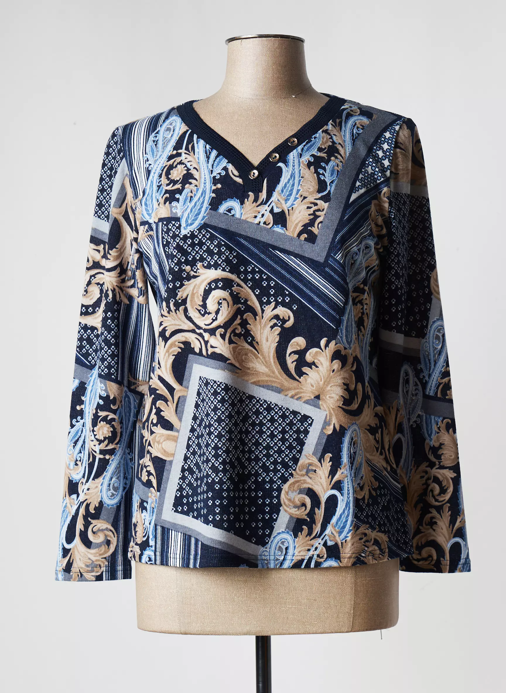 Gevana Tops Femme couleur bleu