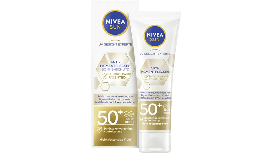 NIVEA SUN UV Gesicht Experte Anti-Pigmentflecken Sonnenschutz LF50+ 40 ml