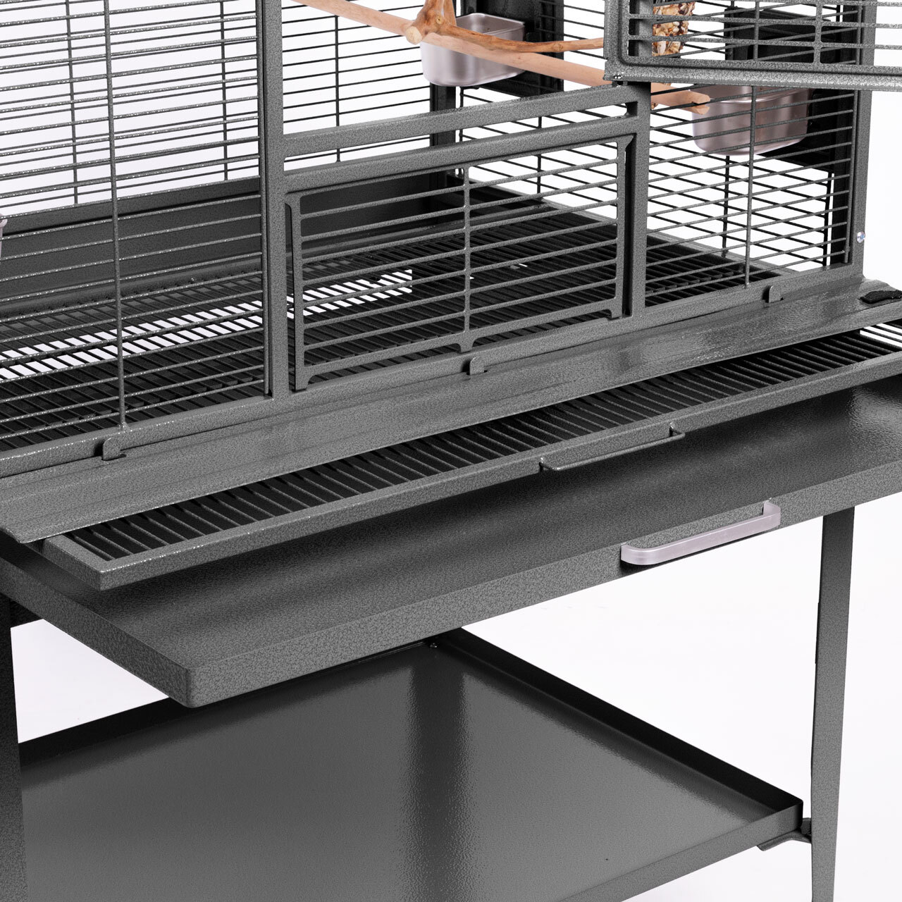 Montana Cages Käfige & Volieren Montana Cages Vogelkäfig Madeira Single dunkelgrau