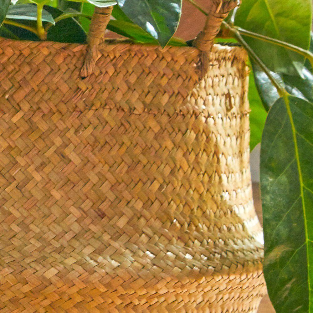 Panier pliable jonc de mer