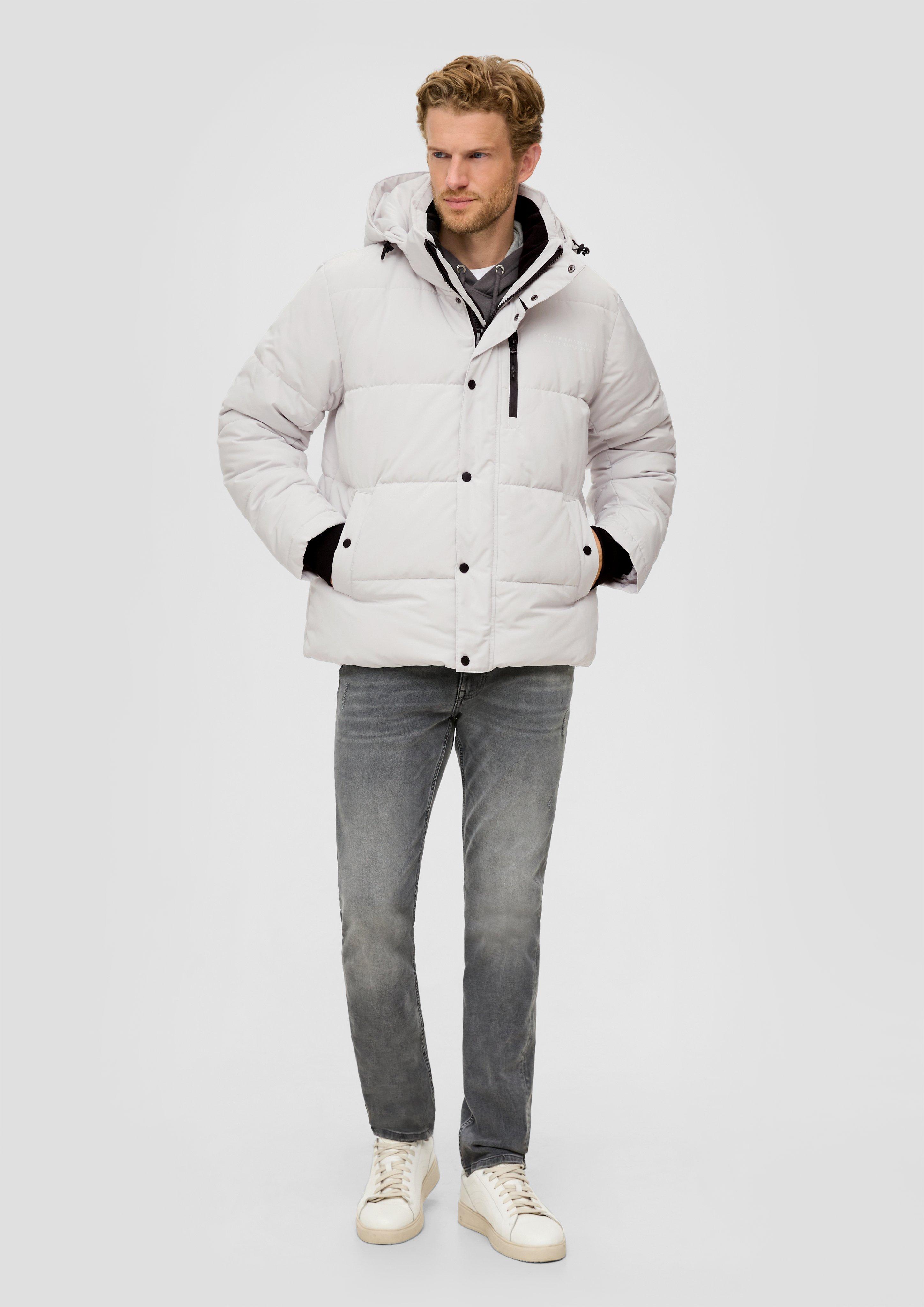 Steppjacke mit Schriftprint  2132004-9016