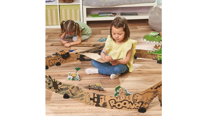 VTech - Car-Board Racers - Dino-Adventure Set