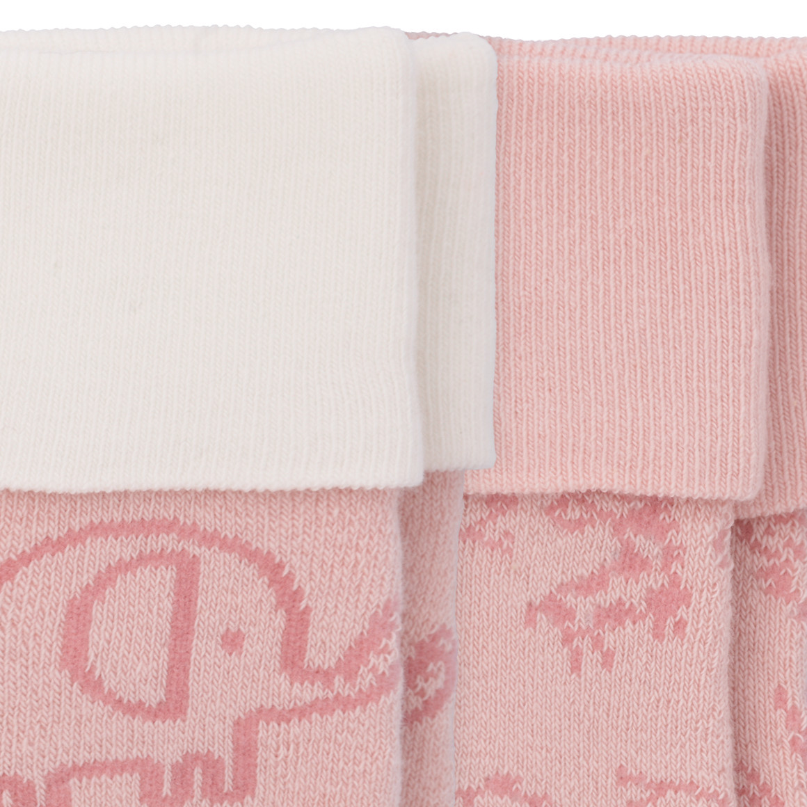 2 Paar Newborn Socken mit Umschlagbund