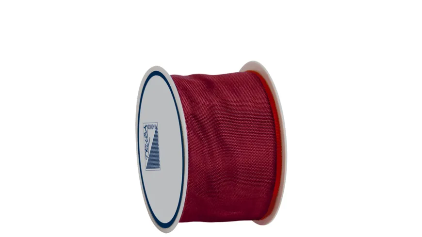 TRUBA Drahtkantenband auf Rolle 40mm x 3m bordeaux 3 m