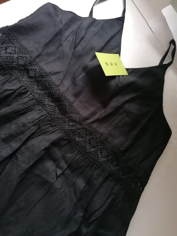 H.H.G. Kleid in Schwarz günstig kaufen M