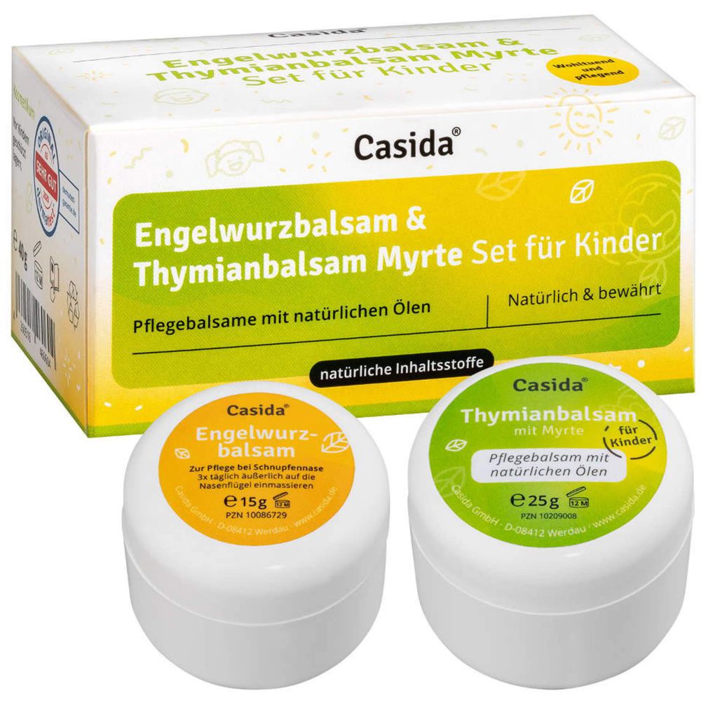 ENGELWURZBALSAM & Thymianbalsam m.Myrte Kinder Set