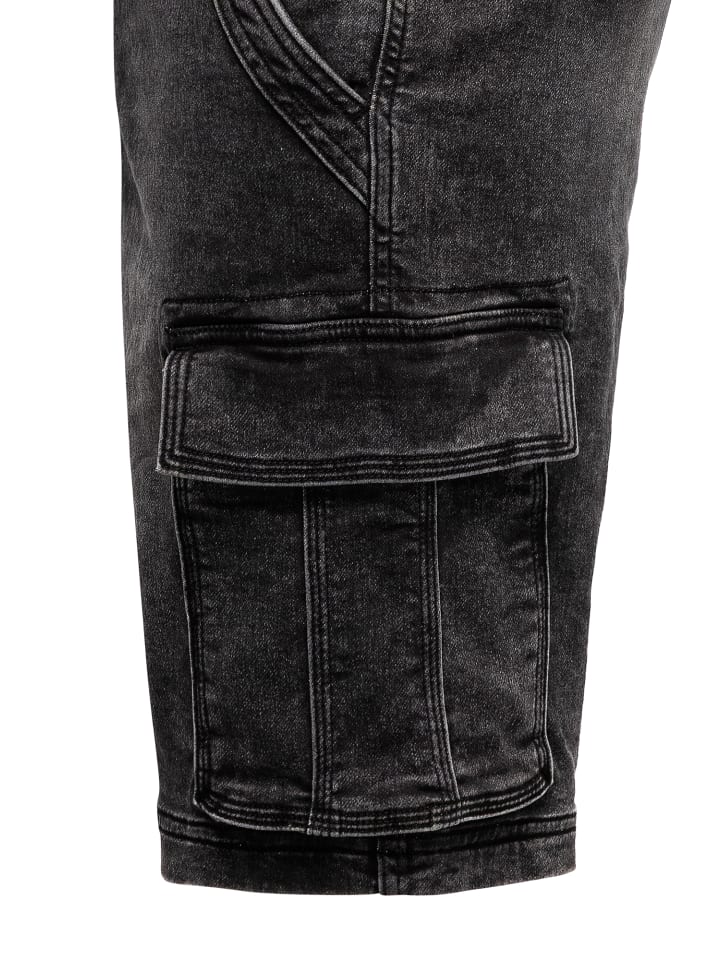 Amaci&Sons Jeansshorts FORT LEE in Schwarz günstig kaufen