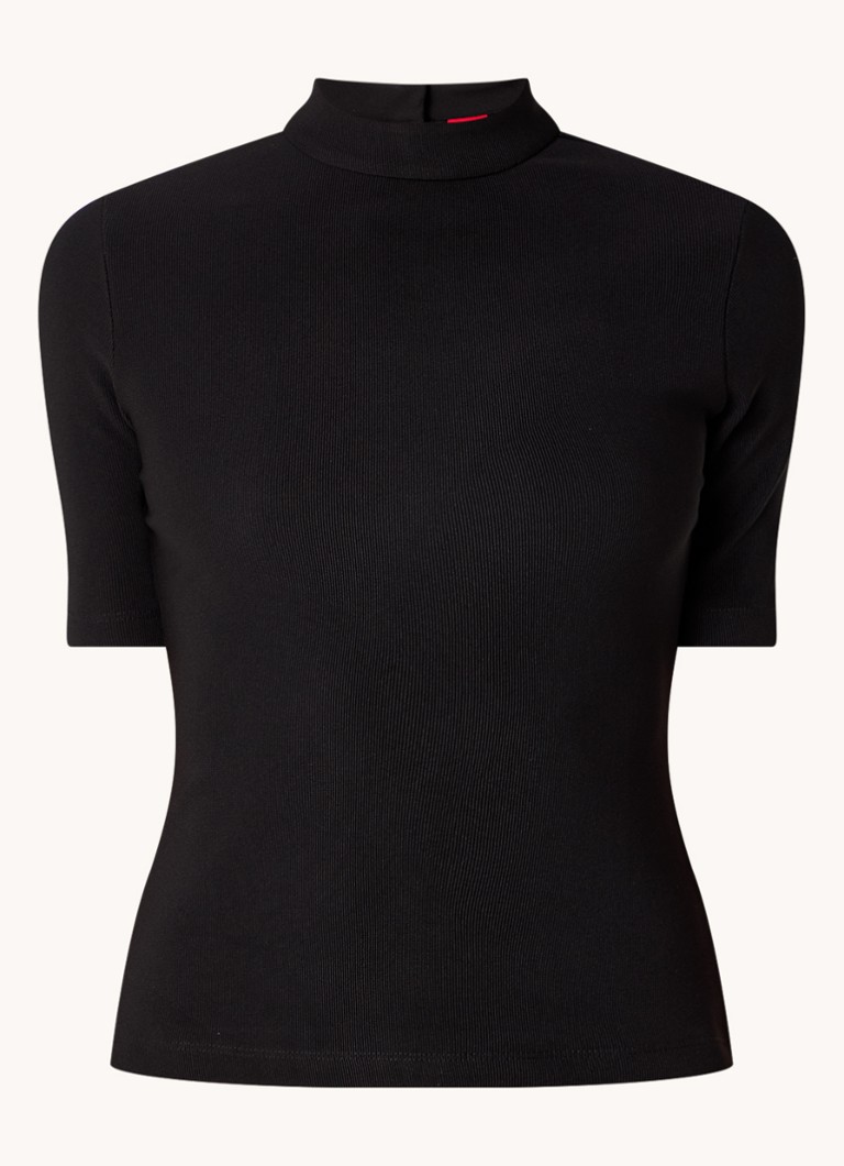 HUGO BOSS Dagoon T-shirt with stand-up collar